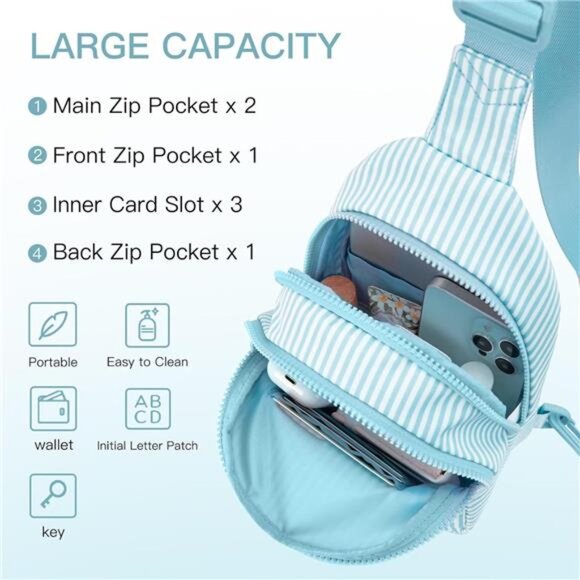 Crossbody Bags Fanny Pack for Teen Girls - Picture 5 of 6